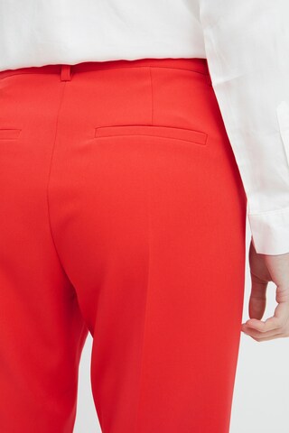 Slimfit Pantaloni chino 'LEXI' di ICHI in rosso