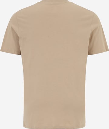 T-Shirt 'LOGAN' Jack & Jones Plus en beige