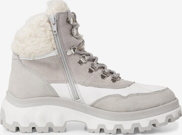 TAMARIS Lace-Up Ankle Boots in Grey