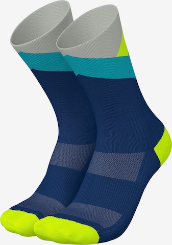 INCYLENCE Athletic Socks 'TRAIL SUMMITS' in Yellow: front