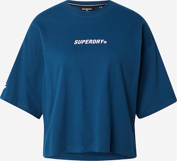 Superdry T-Shirt in Blau: predná strana