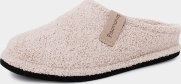 Pisamonas - Pantufa em bege: frente