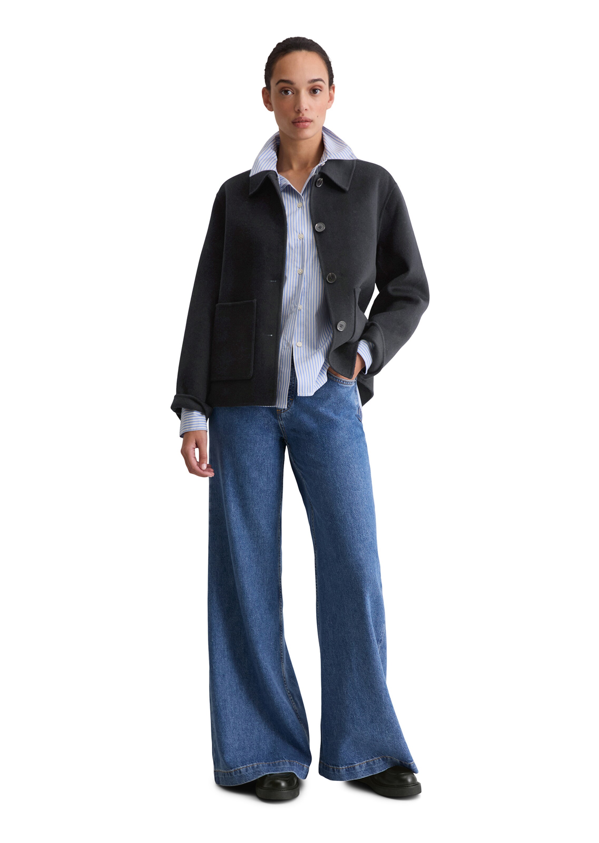 Marc O'Polo Tussenjas in Blauw