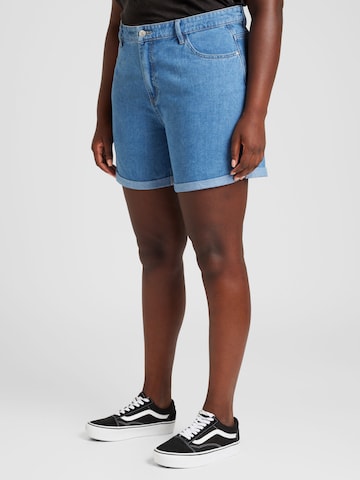 ONLY Carmakoma Regular Shorts 'VEGA' in Blau: predná strana