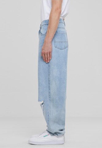Urban Classics Wide leg Jeans in Blauw