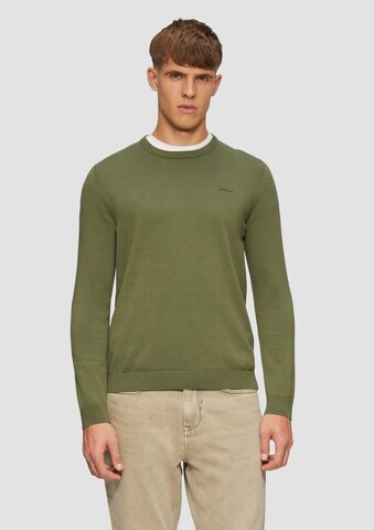 s.Oliver Pullover in Grün: Vorderseite