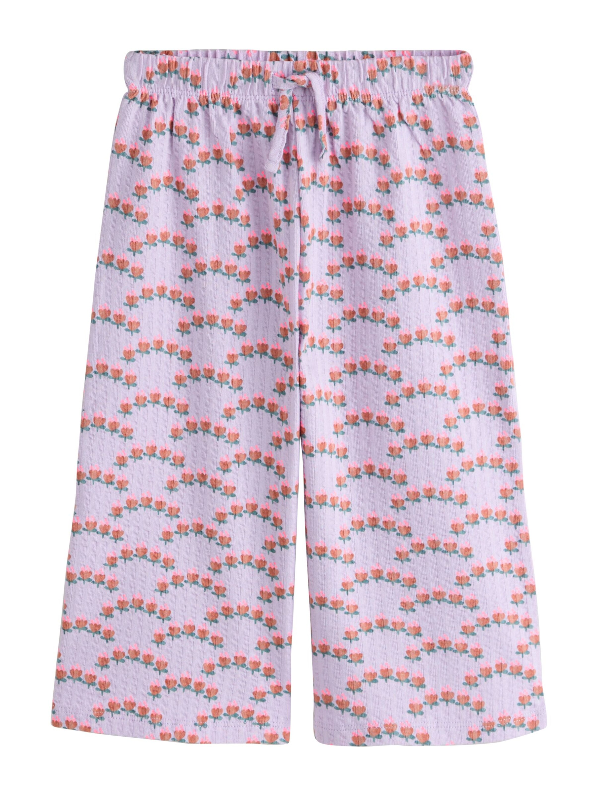 Wide Leg Pantalon Next en violet : devant