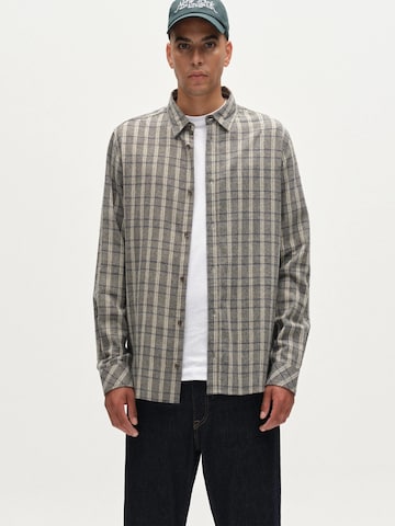 GABBA Regular Fit Skjorte ' Sven ' i grå: forside
