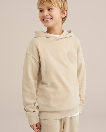 Felpa di WE Fashion in beige: frontale
