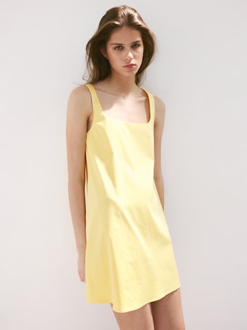 MANGO Dress 'CLEAN' in Yellow: front
