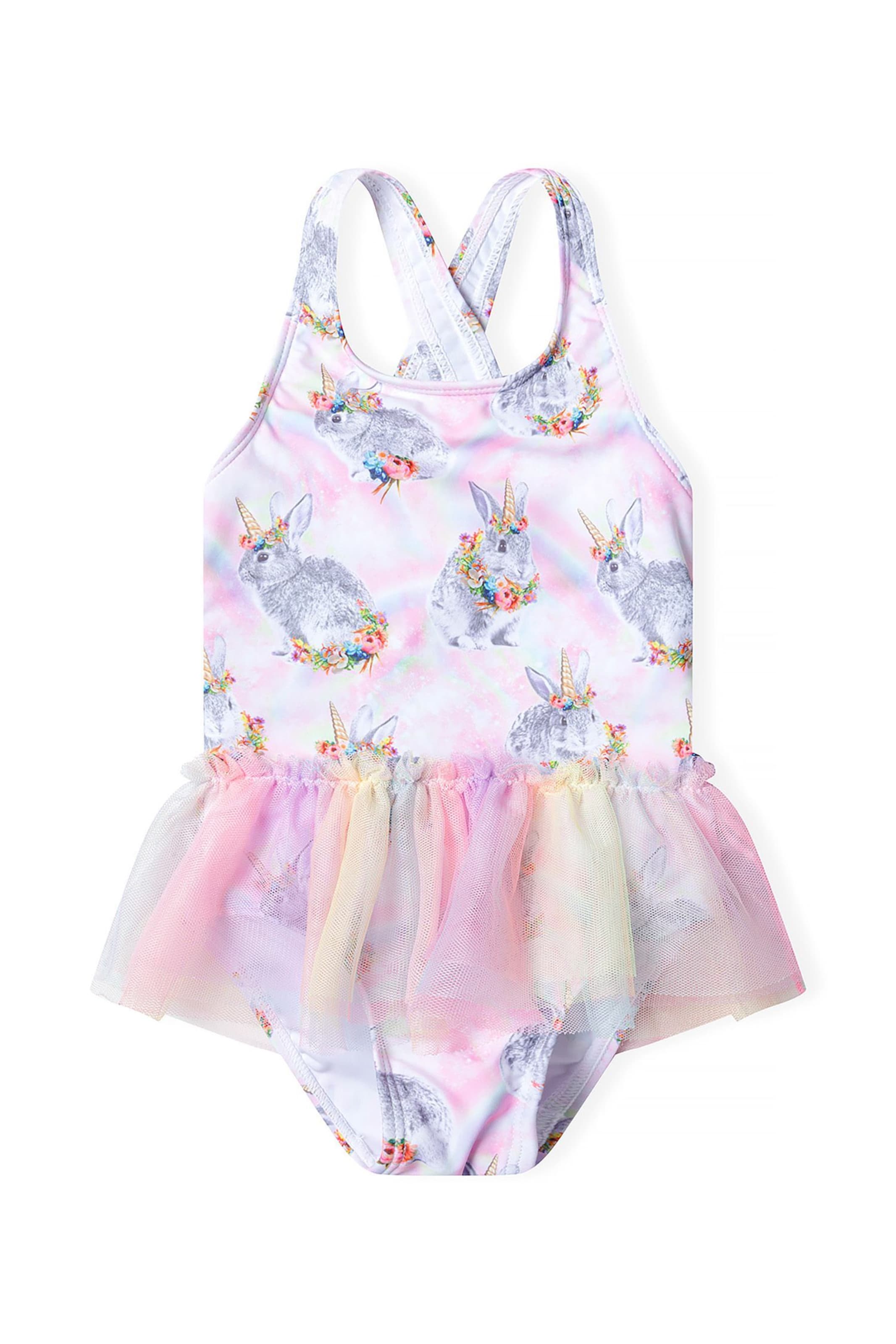 MINOTI Купальник в Ярко-розовый: спереди