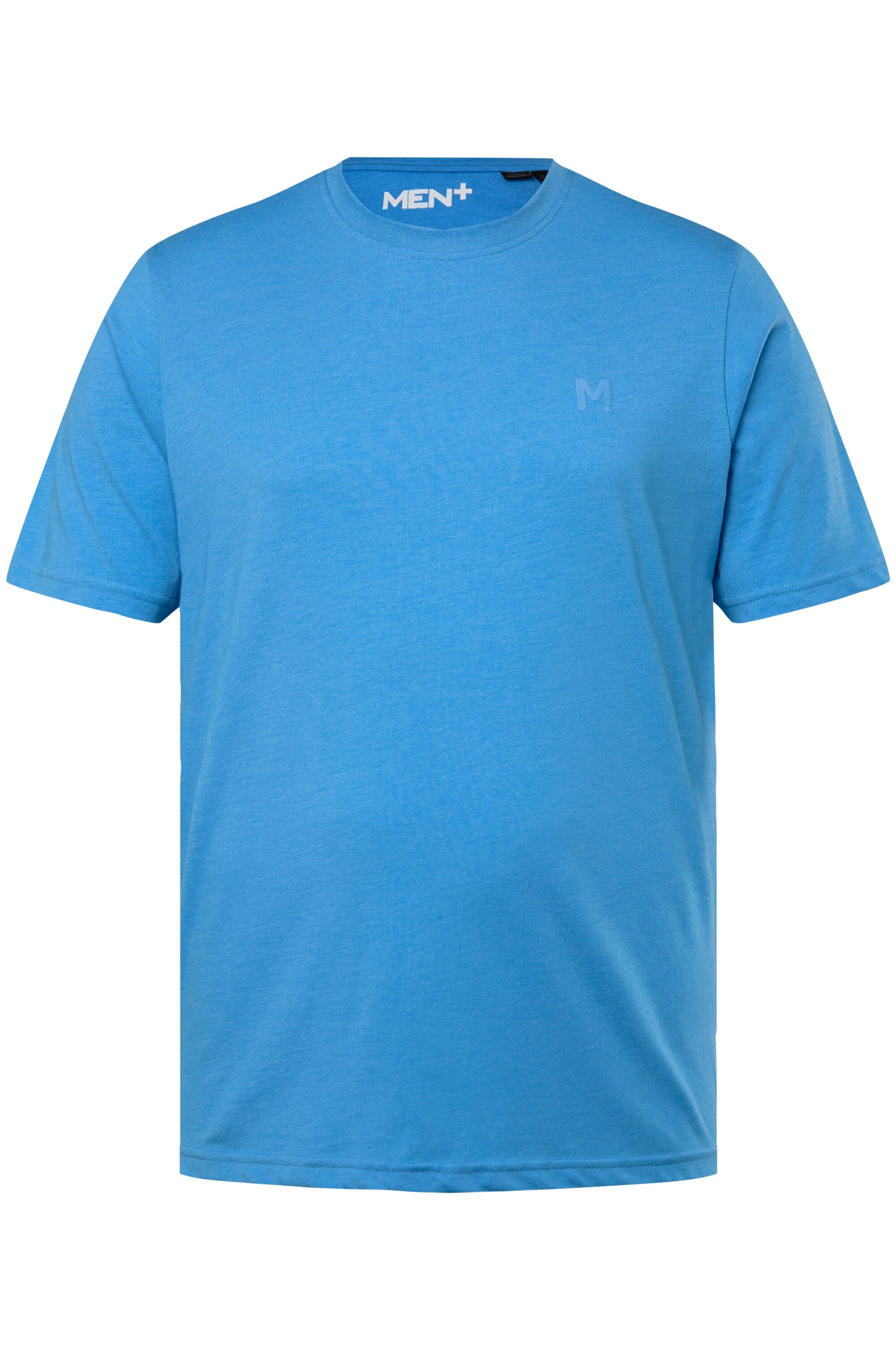 Men Plus T-Shirt in Blau: Vorderseite