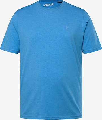 Men Plus T-Shirt in Blau: Vorderseite