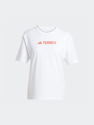 T-shirt fonctionnel ADIDAS TERREX en blanc : devant