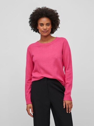 VILA Sweater in Pink: front