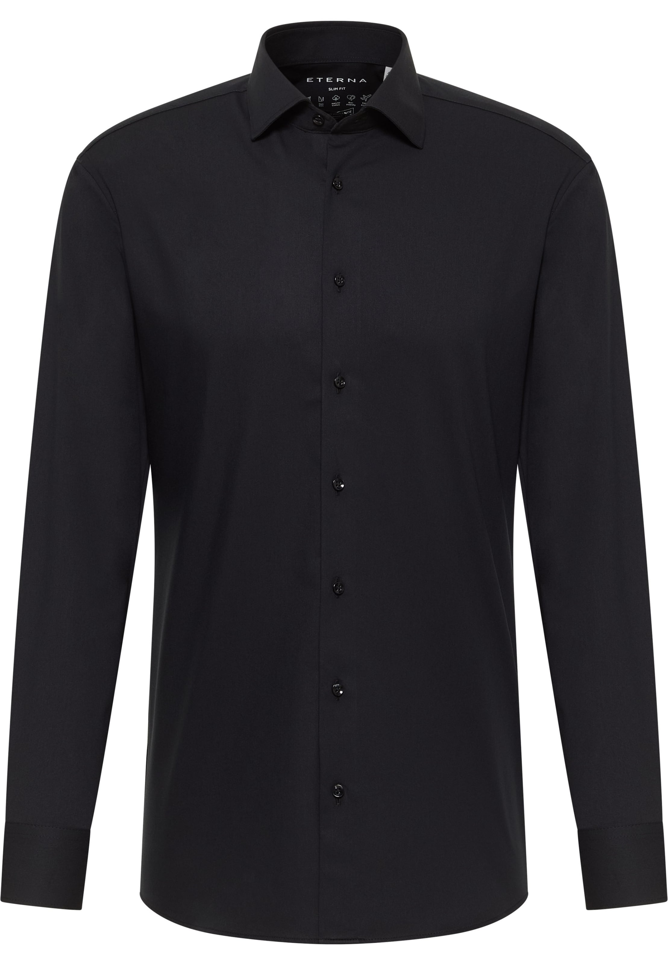 ETERNA Business Shirt in Black: front