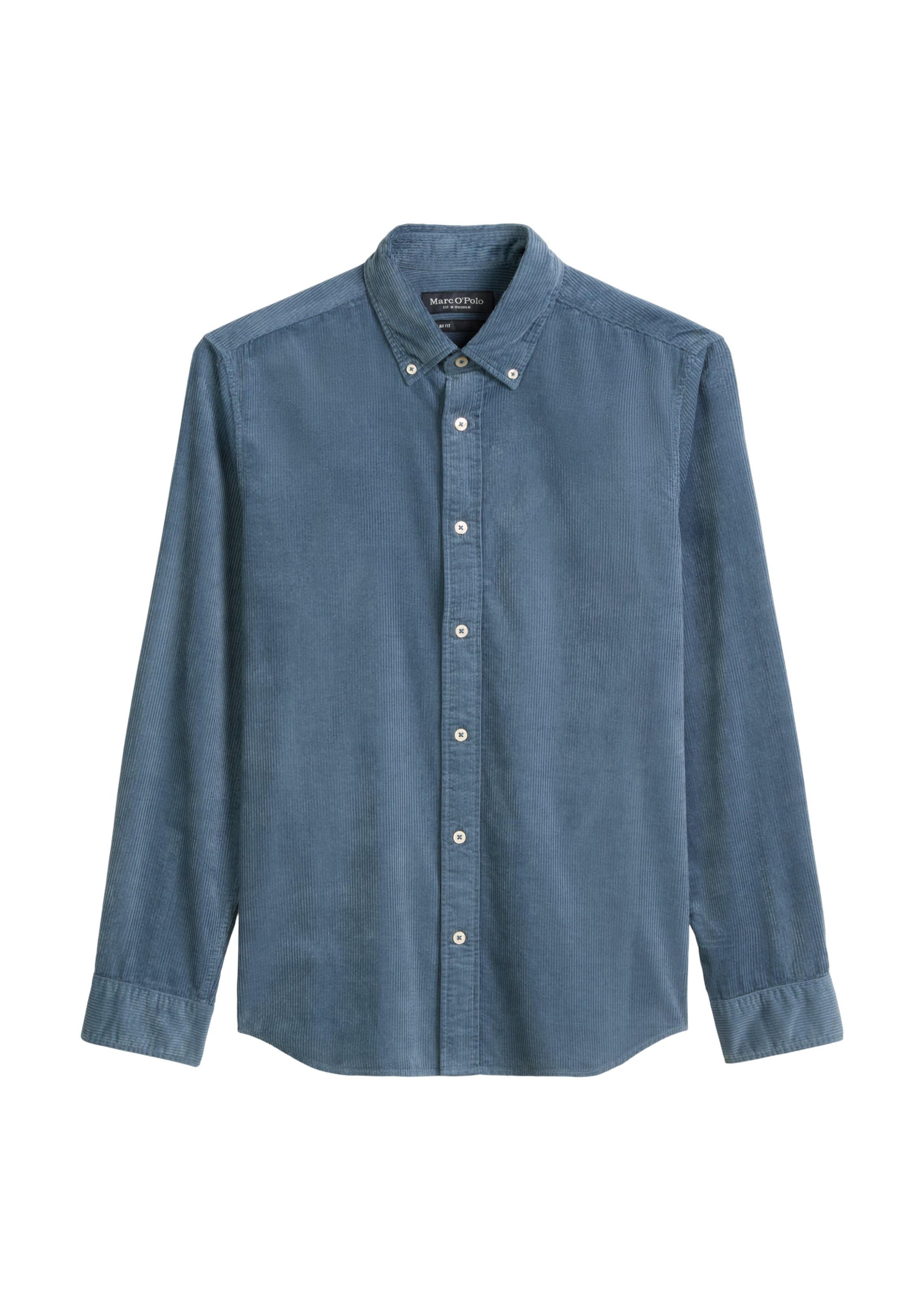 Marc O'Polo Regular Fit Hemd in Blau: Vorderseite