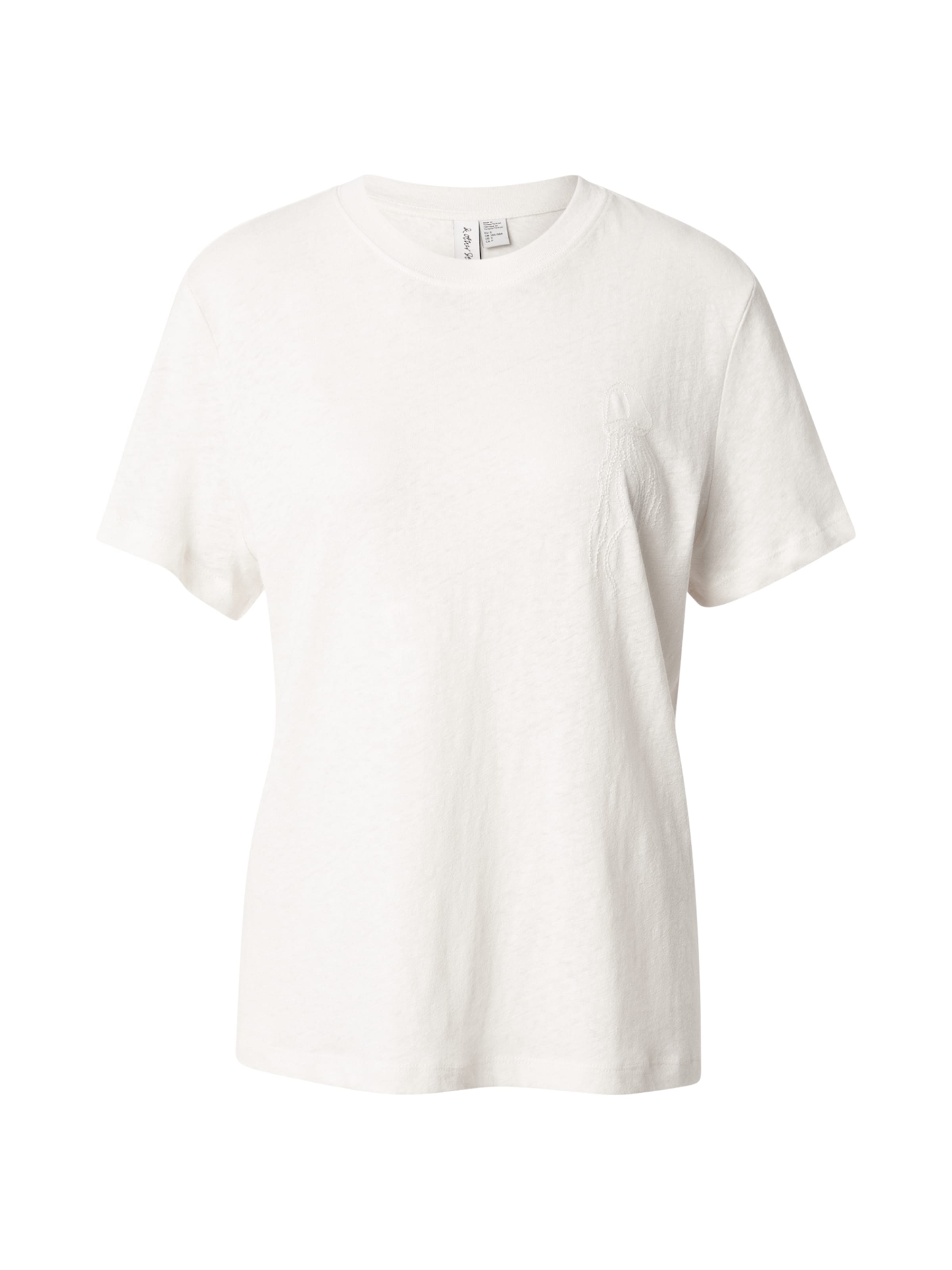 & Other Stories Majica | bela barva: sprednja stran