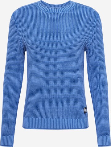 Pullover di QS in blu: frontale