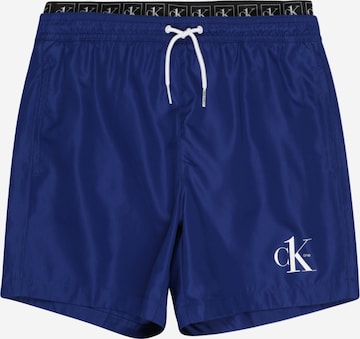 Calvin Klein SwimwearKupaće hlače - plava boja: prednji dio