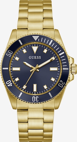 GUESS Analoguhr in Gold: Vorderseite