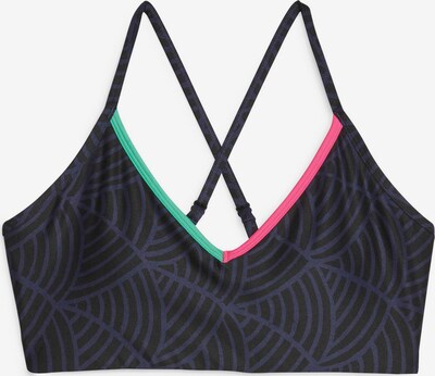 Reggiseno sportivo PUMA di colore blu scuro / menta / rosa / nero, Visualizzazione prodotti