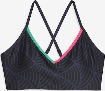 PUMA Bustier Sport bh in Blauw: voorkant