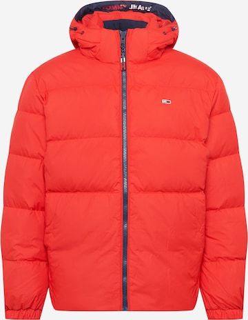 Veste d’hiver Tommy Jeans en rouge : devant