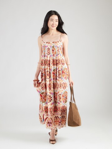 Robe 'VISCOTTIE' VILA en blanc : devant