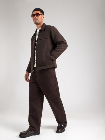 Abercrombie & Fitch - Casaco meia-estação em castanho