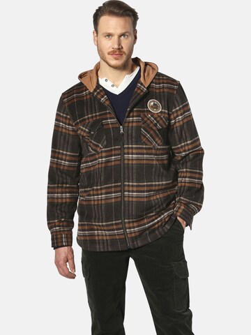 Jan Vanderstorm Between-Season Jacket 'Faape' in Blue: front