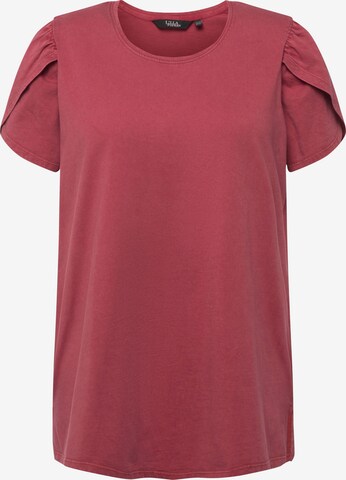 Ulla Popken Shirt in Rood: voorkant