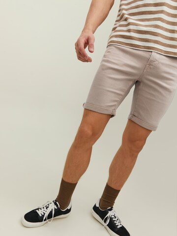 Regular Jean 'RICK' JACK & JONES en beige