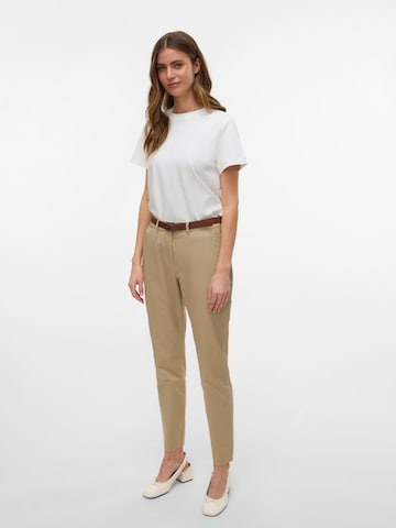 VERO MODA - regular Pantalón chino 'VMFEDERICA' en beige