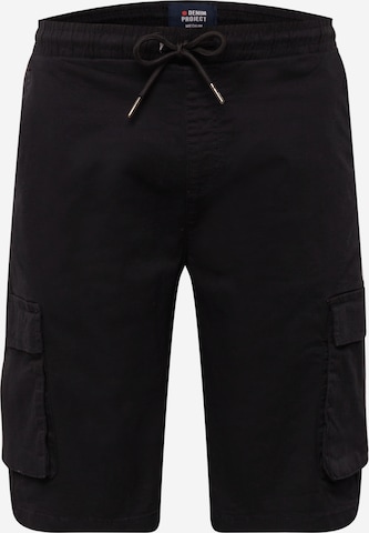 Denim Project Cargo Pants 'TALIB' in Black: front