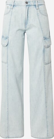 G-Star RAW Wide leg Cargojeans 'Judee' in Blauw: voorkant