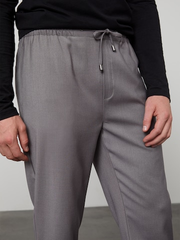 DAN FOX APPAREL Tapered Hose in Grau