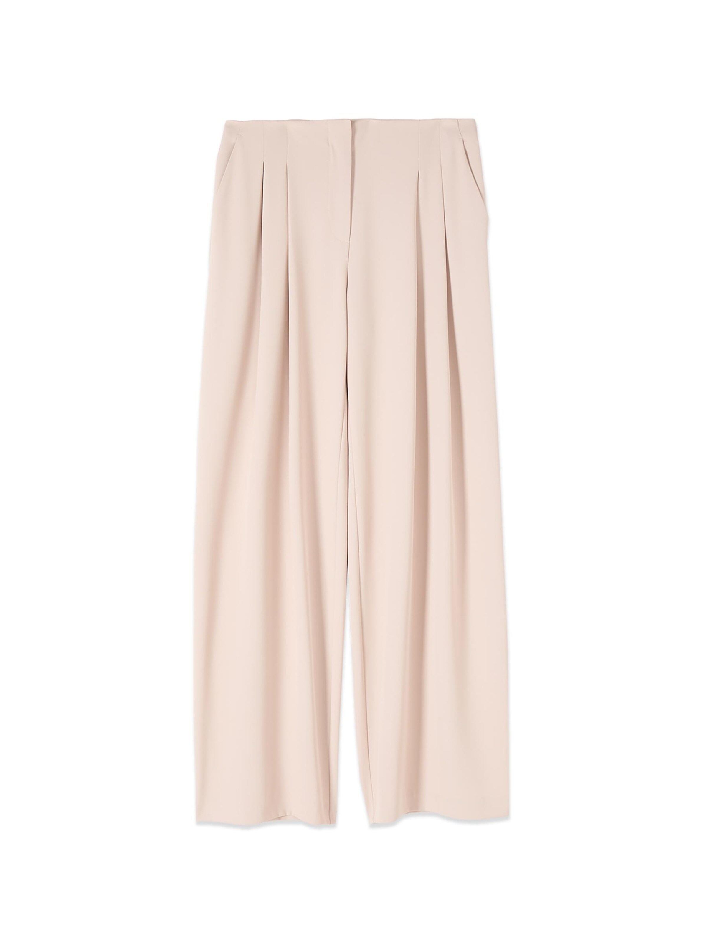 oltre - Ropa ancha Pantalón en beige: frente