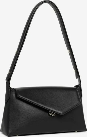 LANCASTER ParisMessenger torba preko ramena 'Lancaster Besace Zoé 2.0 480/012 Noir' - crna boja: prednji dio