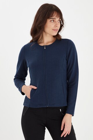 Fransa Knit Cardigan 'FRVECARDI' in Blue: front