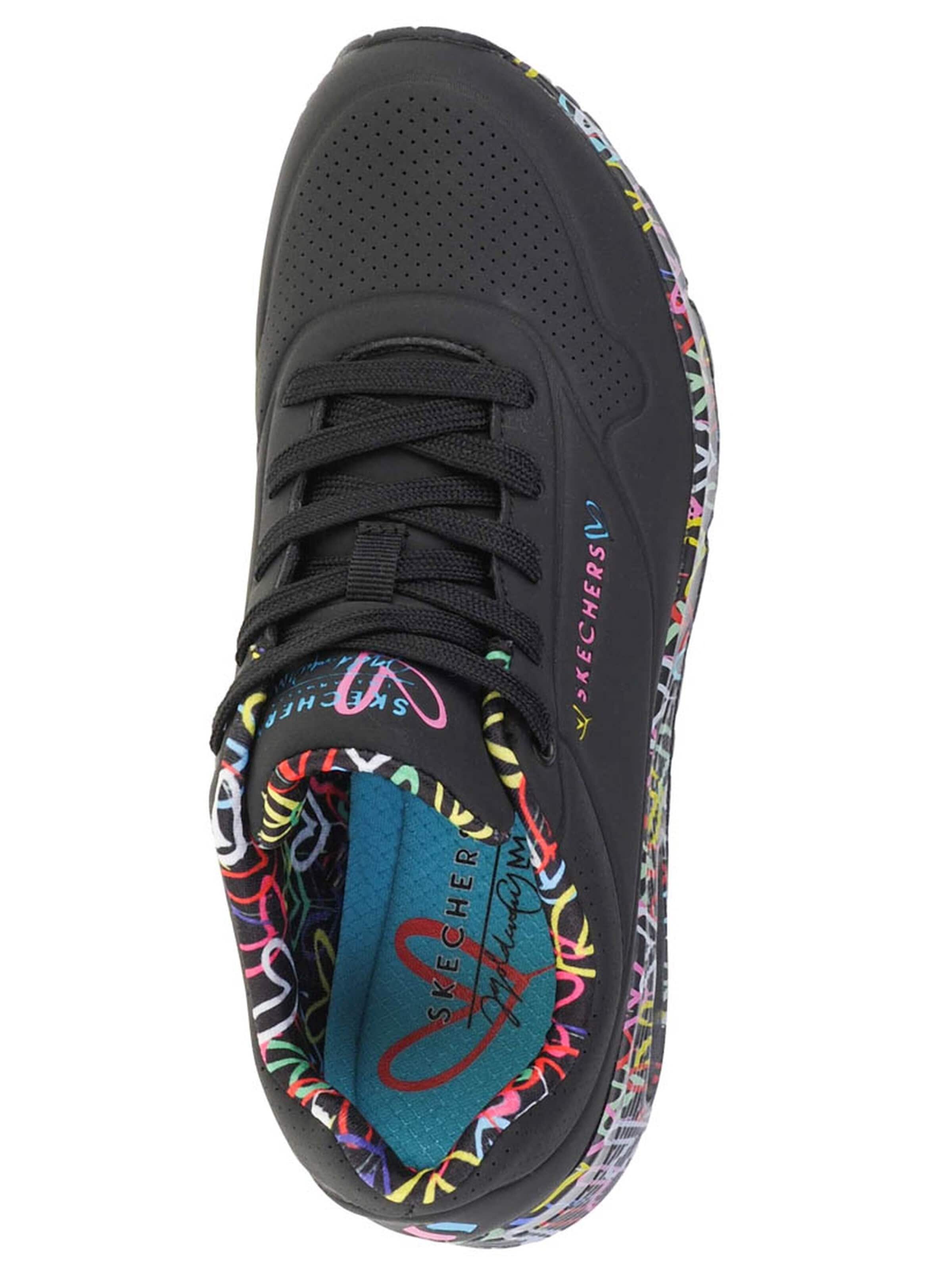 SKECHERS Platform trainers 'Skechers Uno-Loving Love' in Black