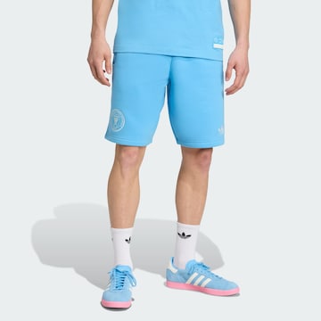 ADIDAS ORIGINALS Regular Broek 'Inter Miami CF' in Blauw: voorkant