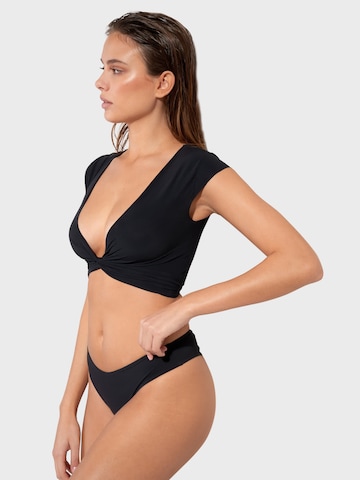 PAIN de SUCREBustier Bikini gornji dio 'Tako' - crna boja
