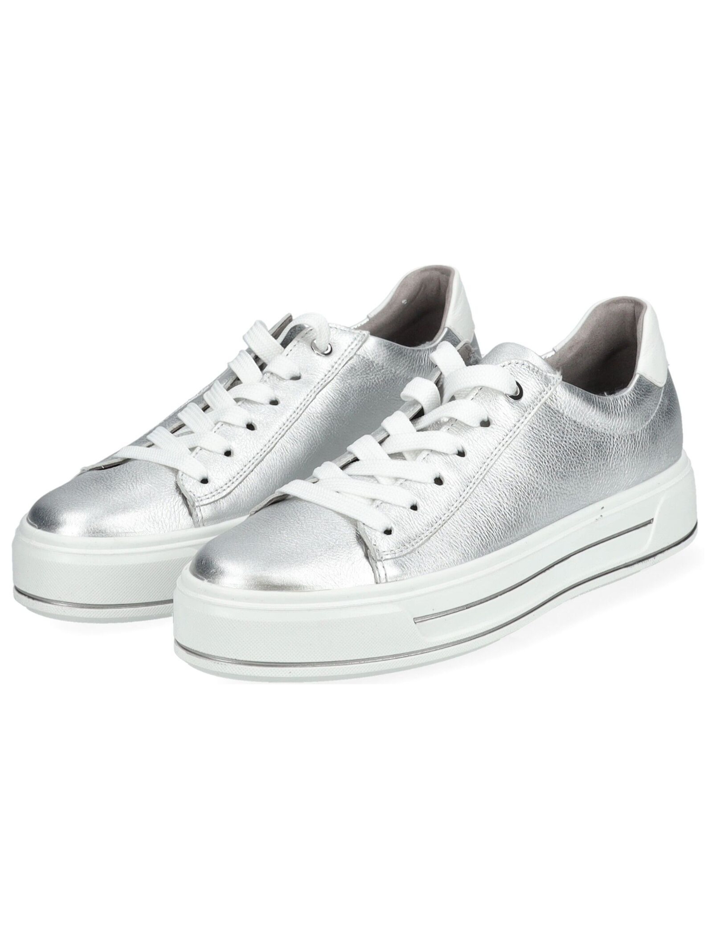 Baskets basses ARA en argent