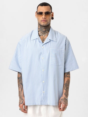 Dandalo Regular fit Button Up Shirt 'GEERT' in Blue: front
