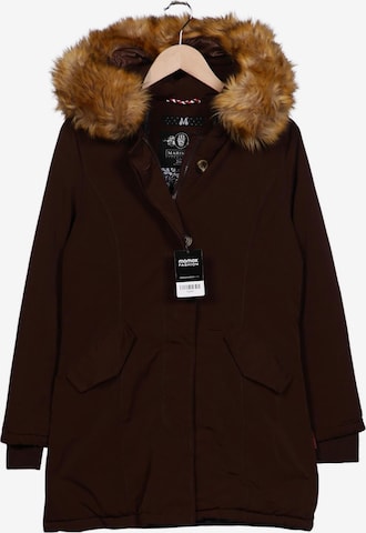 MARIKOO Mantel M in Braun: Vorderseite