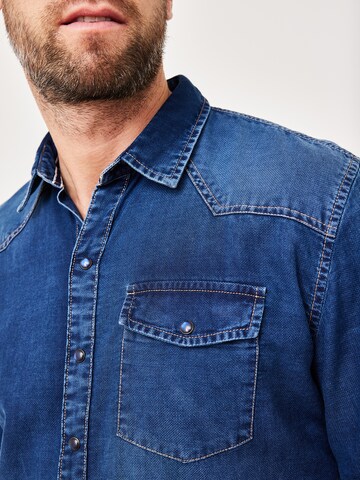PADDOCKS Regular fit Button Up Shirt in Blue