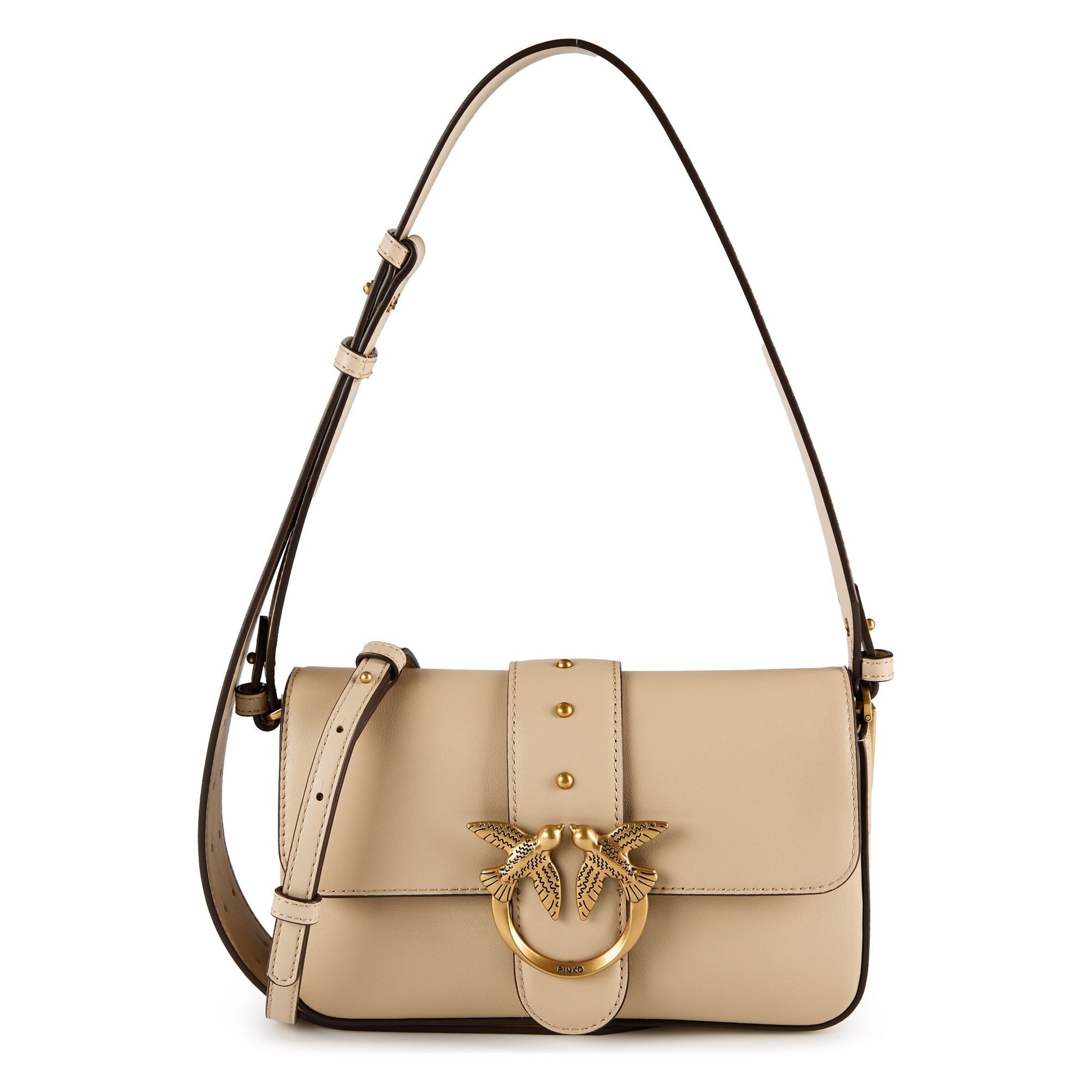 PINKO Umhängetasche 'Love One' in Beige: Vorderseite