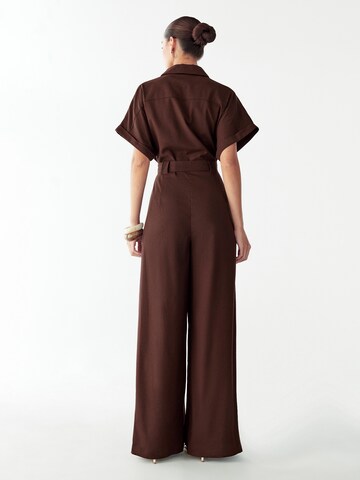 BWLDR Ολόσωμη φόρμα 'Ara' σε καφέ: πίσω