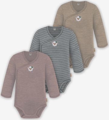 normani Romper/Bodysuit in Beige: front